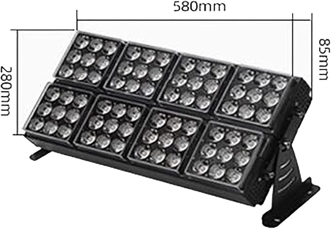 Ground LED Landscape Lamp - LED Beam Light AC A Beam of Light Spotlight IP67 Waterproof Adjustable Wall Projector Lights for Building Villa PartyRgb-240w