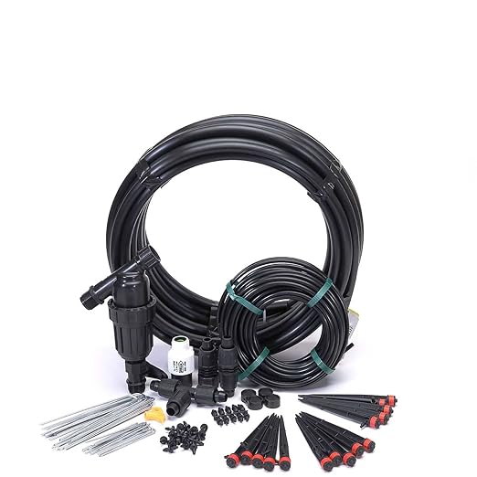 Dripworks Premium/Customized Rose &amp Shrub Irrigation Kit for Watering Roses &amp Shrubs - Waters Upto 15 Rose Plants | Agricultural Grade Components | Trusted Brand Since 1991