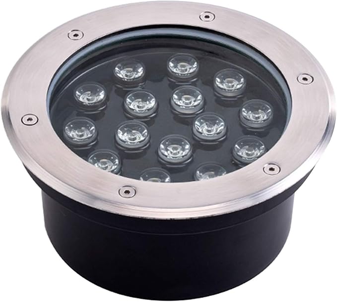 Underground Light LED Walkover Lights High Brightness Color Recessed Ground Spotlight IP67 Waterproof AC85-265V Used to Illuminate The Wall Terrace Lawn (Color : Cold White Size : 1W) (Green 3W)
