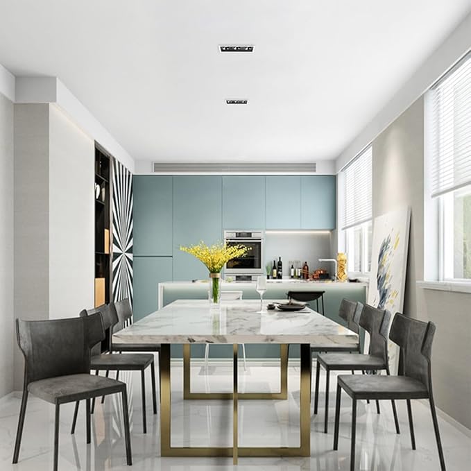 Led Ceiling Spotlight 3 Way Recessed Spotlighting Modern Rectangular Spotslamp Directio l Spotlights Accent for Kitchen Bedroom Hallway Living Room