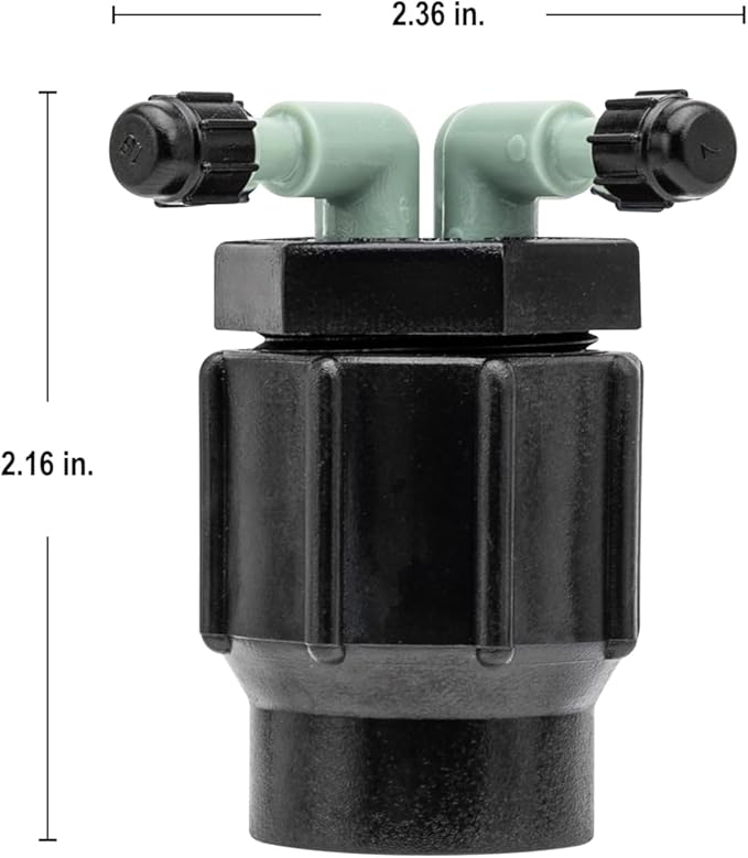 10-Pack Orbit Drip Irrigation System 4-Port Watering Manifold 1/4 Dripper Tube - 67025