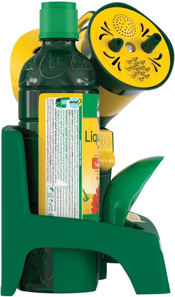 Miracle-Gro 1016111 LiquaFeed Advance Starter Kit with Garden Feeder (6 Pack) 16 oz
