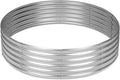 OUSHENG 4x4x1ft Round Galvanized Raised Garden Beds Outdoor Steel Fire Pit Ring Flower Planter Large Metal Above Ground Boxes Kit for Gardening Vegetables Outside