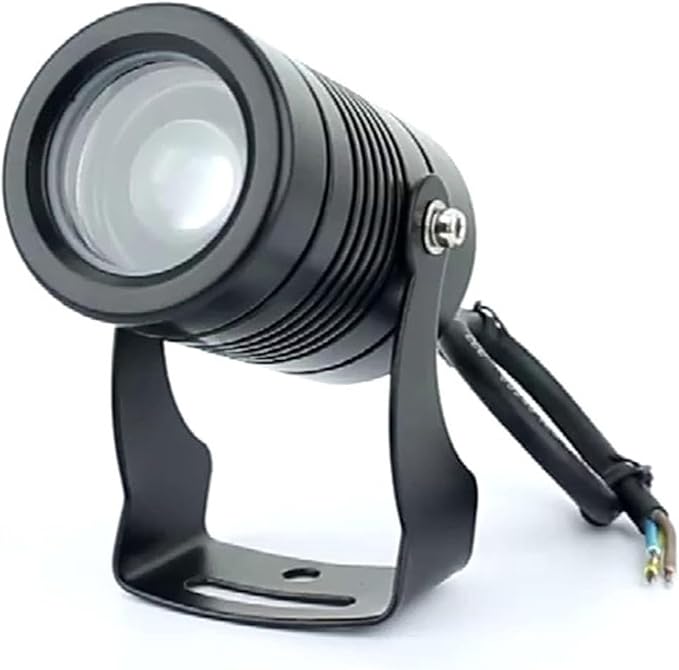 3-10W LED Beam Spotlight - Outdoor Building Exterior Wall Projector Light Narrow Beam Spotlight Remote Illumination Spotlight for Outdoor Building Lighting(Green5w(dc12v))