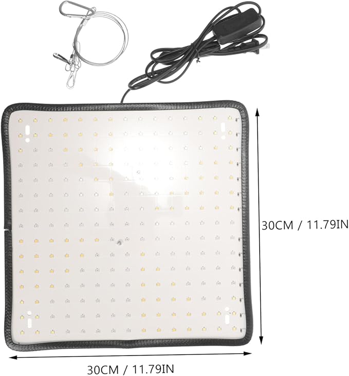 Hanging Led Plant Grow Light with Color Modes Dimmable Brightness and Durable Design for Indoor Plants Compatible with Us Plug