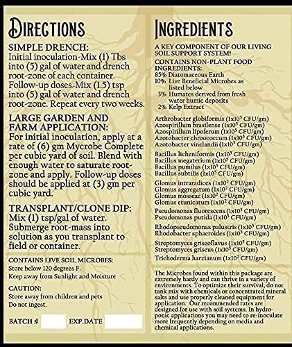 Mycrobe Complete (4 oz) - Full-spectrum Biological Approach for Living Soil Systems