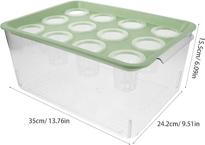 Toyvian Desktop Hydroponic System: Modern Hydro Grow Cabinet with Fish Tank Base - Herb Garden for Countertop Planting - Fish Tank Vegetable Garden
