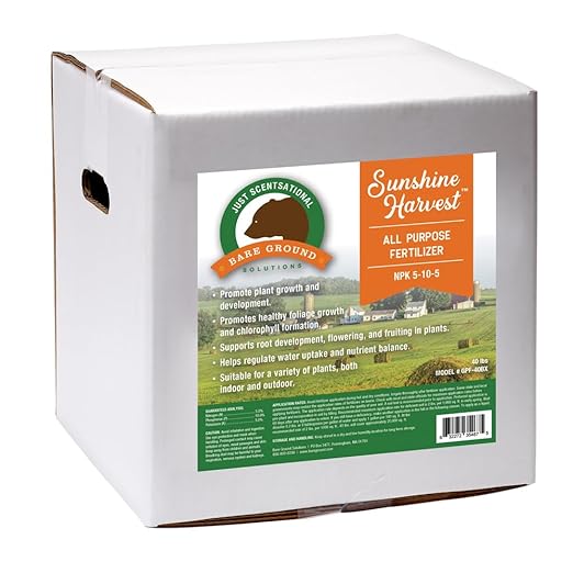Just Scentsational Lawn &amp Vegetable Fertilizer NPK 10-6-4 40lb Box