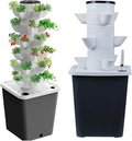 Hydroponics Growing System Vertical Tower15/20/25/30 Holes Hydroponic Growing System Hydroponics Tower Garden for Indoor Herbs Fruits and Vegetables15 Sholes