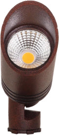 Best Pro Lighting Low Voltage Landscape Mini Spot Light 12V Integrated 3W LED 2700K Warm White Outdoor Spotlight Directional Up Lighting with Stake for Bushes Trees Shrubs Die-cast Aluminum