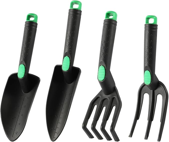4Pcs Garden Shovel Tool Set for Planting Flowers Shoveling Potted Plants