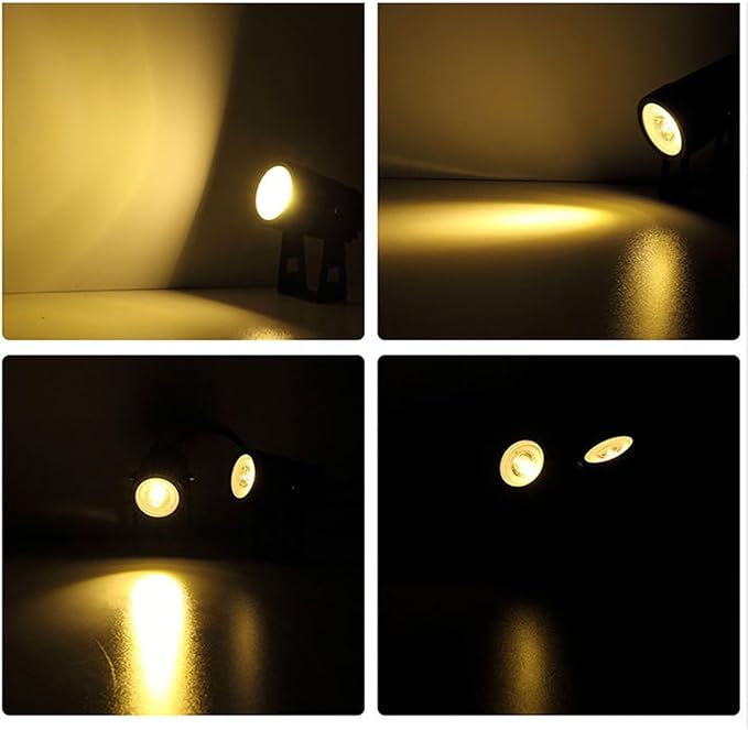Solar Stake Light 3000K Warm White IP65 Waterproof Outdoor Garden Landscape Lights Solar Powered with Adjustable Spotlight - Weather Automatic On Off Ideal for Yard