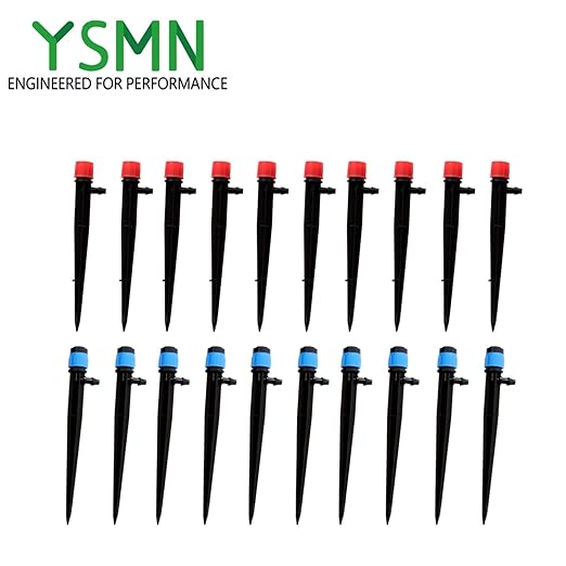 169FT Drip Irrigation System Adjustable Drip Emitters and Barbed Fittings Automatic Drip Irrigation Kit for Raised Garden Greenhouse Lawn ﻿