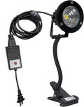 Kiven LED Spotlight 7 Watts Plug in Accent Lights 6000K Cool White Landscape Lights with Timer 9.8FT Waterproof Plug in Cord and ON/Off Switch for Paintings Plants Porch Pond Garden