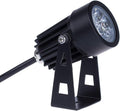 3W Outdoor LED Ground Projector Light - IP65 Waterproof Adjustable Spotlight for Garden Lawn and Terrace (White Light 3W DC24V / Warm White Light 3W DC12V)