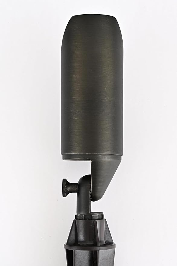 Elitco Lighting C049 Landscape-Spotlights Spot Light D2.25H8Antique Brassincludes Stakemr16 Halogen 20W(Light Source Not Included)