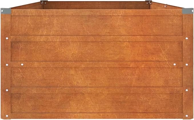 Raised Bed Rusty 160 x 80 x 45 cm Corten Steel Composter Garden Tomato Pot Raised Beds for Garden Metal