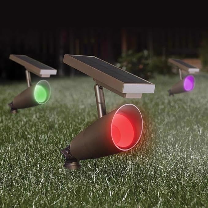 Feit Electric OneSync Bronze Solar Powered/Remote 100 W LED Spotlight 1 pk