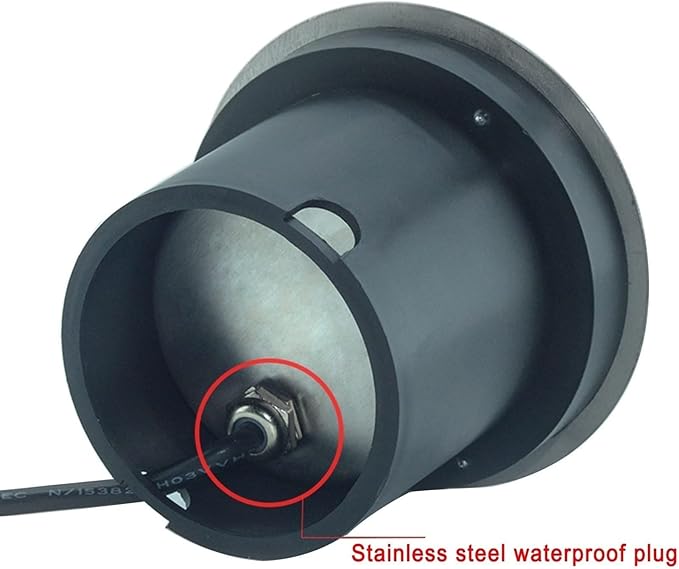 Submersible LED Spotlight - 12V IP68 Waterproof Pool Light for Pond Fountain Spa Garden Patio Lawn Driveway - Available in 12W White and 24W Blue