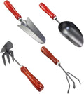 1Set Small Garden Tool Durable Gardening Kit with Handheld Trowel Rake Dual Use Hoe and Soil Scoop for Home and Outdoor Gardening Activities