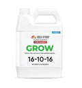 Grow Soil Organic Liquid Plant Food 16-10-16 NPK Base Grow Fertilizer with Amino Acids &amp Micronutrients Complete Organic Nutrition for Strong Vegetative Growth and Healthy Roots