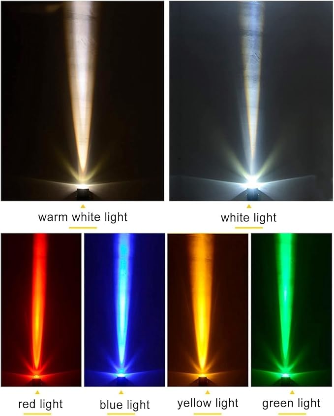 LED Beam Spotlight - LED Beam Wall Washer Long Throw Spotlights Narrow Beam for Building Exterior Wall Lighting Weddings Parties Exterior Wall Wash Lights(Yellow10w(24v))
