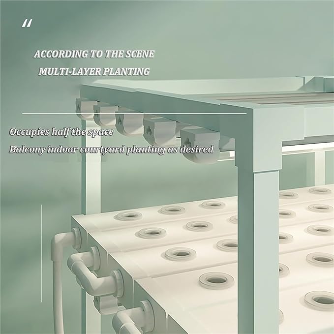 Hydroponics Growing Systems Kit Garden Hydroponic Growing Systemsfor Herbs Fruits and Vegetables.(Without Lights)