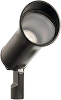 Kichler 28311 3W 25W Equivalent Olde Bronze Low Voltage Plugin LED Spot Light Single Fixture Landscape Lighting