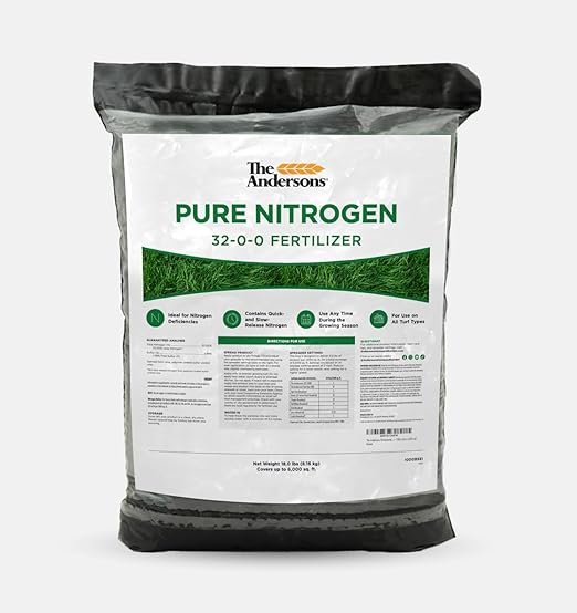 The Andersons Professional Pure Nitrogen 32-0-0 Fertilizer - 18lbs Covers 6000 sqft.