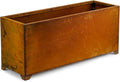Stanbroil Corten Steel Large Planter Box - 38 x14 x16 Inch Rustic Metal Rectangular Planter Box for Patio Porch Garden Commercial Décor