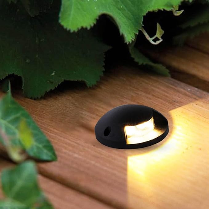 Surface Mount Spotlights Garden Buried Light Waterproof LED Deck Lights Modern Outdoor Landscape Step Lamp Aluminum Housing Fence Lights Wired for Street GardenGreen-3w(AC85-245v)