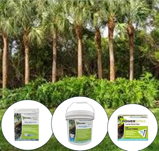 Power Spike for Palm Trees Palm Tree Fertilizer Spike. Nutrient Spike specifically formulated to Feed and fertilize All Types of Palm Trees and Address Deficiencies. Triple Pack 9.6 LBS (30 Spikes)