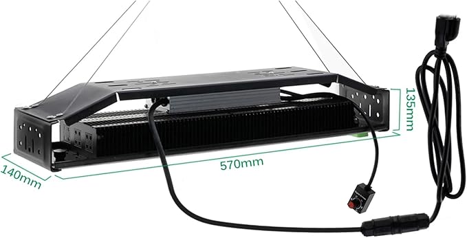 LED Grow Lights for Seed Starting Vegetables Bloom 50/240 Watt Dimmable Plant Light Dimming Grow Lights for Indoor Plants Full Spectrum in 4x2/3x3 Grow Tent240W