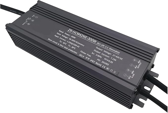 Plant lamp 0-10V dimmable Power Supply 300-600W Constant Current Waterproof Drive Power Supply high Pole lamp PWM dimmable Power Supply(300W)