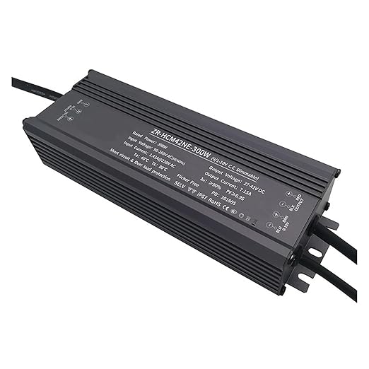 Plant lamp 0-10V dimmable Power Supply 300-600W Constant Current Waterproof Drive Power Supply high Pole lamp PWM dimmable Power Supply(300W)