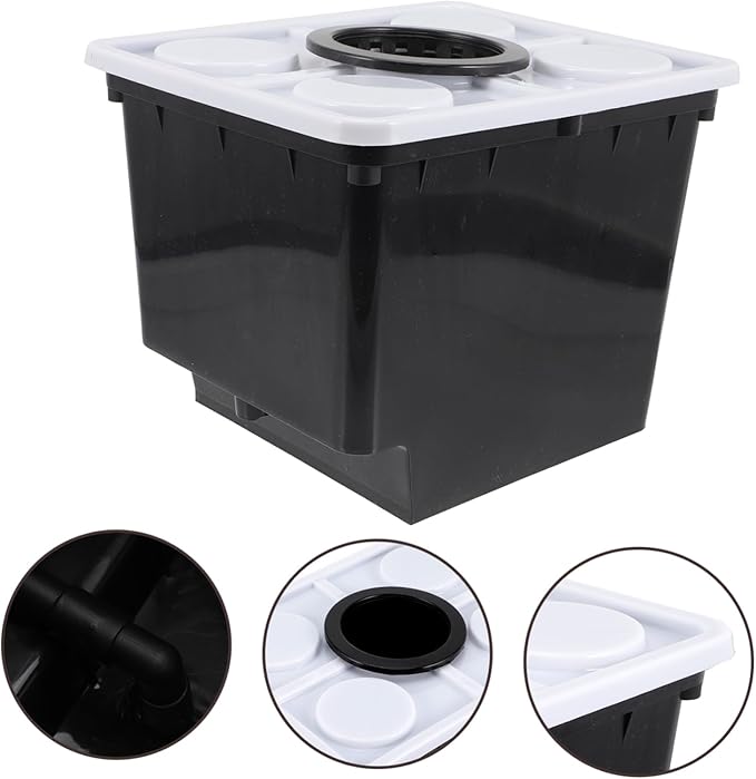 Hydroponic Cultivation Bucket Soilless Greenhouse Vegetable Planter Plastic Basket for Herbs Fruits and Flowers Indoor Garden Supply