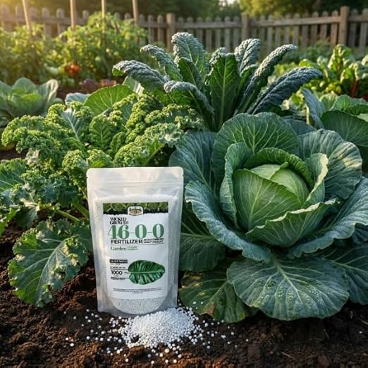Old Cobblers Farm™ Wicked Growth 46-0-0 Fertilizer - Eco-Conscious Formula for Thriving Gardens and Farms and for Greener Healthier Plants (5 lbs | 10 lbs | 15 lbs | 20 lbs) (20 lbs)