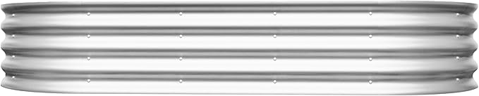 6x3x1ft Raised Garden Bed Kit Galvanized Planter Raised Garden Beds for Outdoor for VegetablesFlowers Herbs Heavy Duty Rust Resistant Easy Assembly