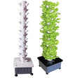 Hydroponics Tower 15 Floors 45 Holes Aquaponics Grow Cultivation Garden Aeroponics Growing Kit for Fruits and Vegetables wit