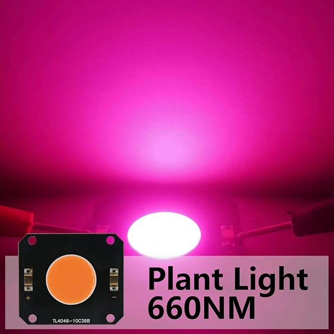 150-200W LED Chip Grow Light Phyto Lamp 660NM Full Spectrum Phyto Lamp DC29-31V 6000mA LED Grow Chip Compatible with Plants Seedlings Flower