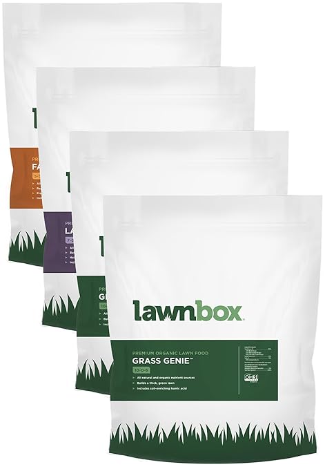 The Andersons Lawnbox® Northern Organic Fertilizer Bundle | Full Season Organic Fertilizer Program | Covers up to 2500 sq ft