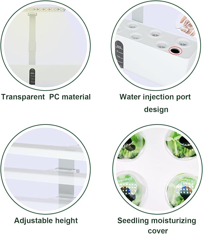 Indoor Hydroponics Growing System Indoor Garden Kit Indoor Herb Planter Smart Garden for Home Kitchen Indoor Planting