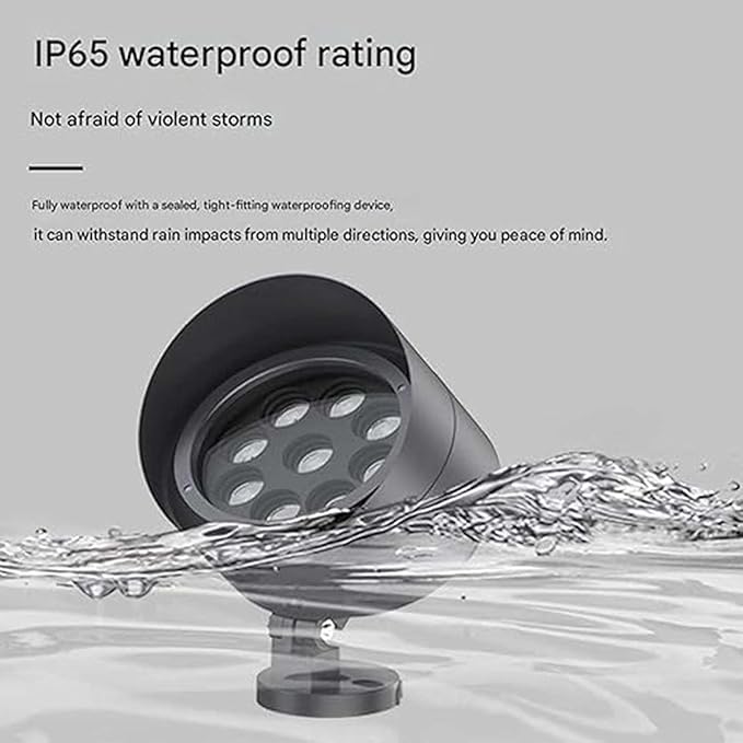 Landscape Lamp - 220V Outdoor LED Spotlight IP65 Waterproof Lawn Projector Floodlight Tree Lighting for Hotel Exterior Wall Contouring Landscaping Projects(A-Neutral Light54W)