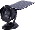 Kiven Solar Lights Outdoor 10W LED Indoor/Outdoor Waterproof Spotlight Rechargeable Solar Powered Landscape Lights for Plants Porch Garden(Warm White) 1 Pack