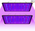 2Pack 500W LED Plant Growth Lamp 100-277V Full Spectrum Planting Fill Lamp UV IR Greenhouse Tent Hydroponics System Red Blue Blubs 110V Vegetable Bonsai Fruit Seeding Lights Potted Succulent Cactus