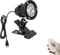 Remote Dimming Waterproof Landscape Clip Spot Light 9.8 Feet Plug in Cord Adjusted Direction Freely for Signboard Fence Indoors Outdoors Focused Light