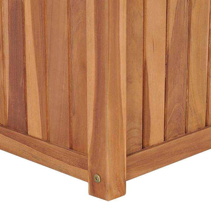 Wooden plantersPlanting Box RacksGardening Decorationsfor BackyardPatio and BalconyRaised Bed 15.7x15.7x15.7 Solid Wood Teak