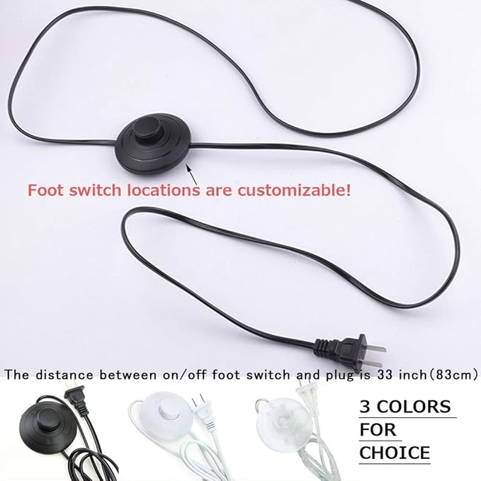 Accent Uplight 7W 630 lumens LED Spotlight Light with Smart Plug Timer Switch Round Bucket Adjustment Foot Pedal Switch Cord Flexibly Rotatable Extra Light Decorative for Plants Landscape