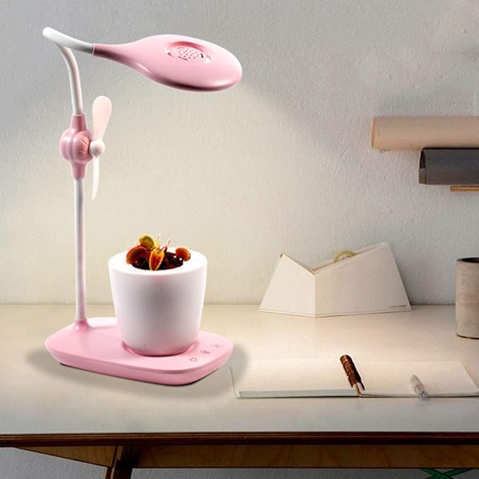 Lampada per piante 5w Lampada da coltivazione Lampada da coltivazione a doppia Testa a spettro completo con collo d'oca regolabile a 360 gradi per piante da interno (Colore : Bianco)