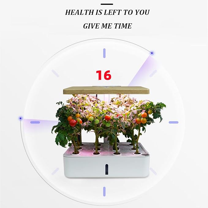 GeRRiT Aeroponics Growing Systemhydroponic Indoor GardenHydroponics Tower with LED Grow Lightfor Herbs Fruits and Vegetableswith Hydrating Pump Adapter Net Pots Timer.